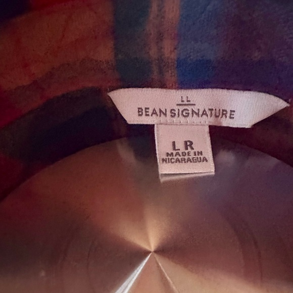 Women’s LL Bean Signature Chamois Plaid Tunic-length Shirt. Size L Regular. - Picture 2 of 2